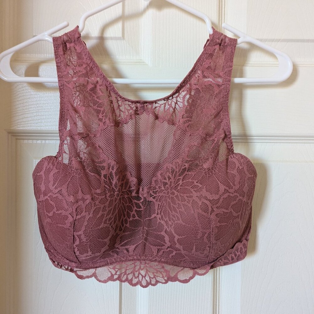 Pink Victoria's secret padded bralette top 36DD